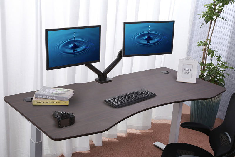 Elite Pro Series 60" x 27" Standing Desk with Off-White Frame