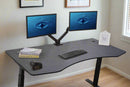 Elite Pro Series 71" x 33" Standing Desk with Black Frame