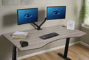 Elite Pro Series 71" x 33" Standing Desk with Black Frame