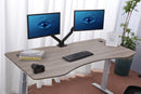 Elite Pro Series 71" x 33" Standing Desk with Off-White Frame