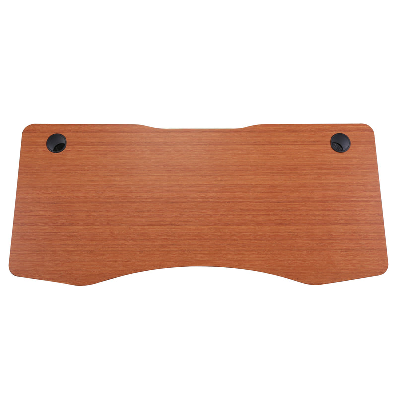 Elite Series 60" x 27" Standing Desk with 100% Natural Bamboo Top