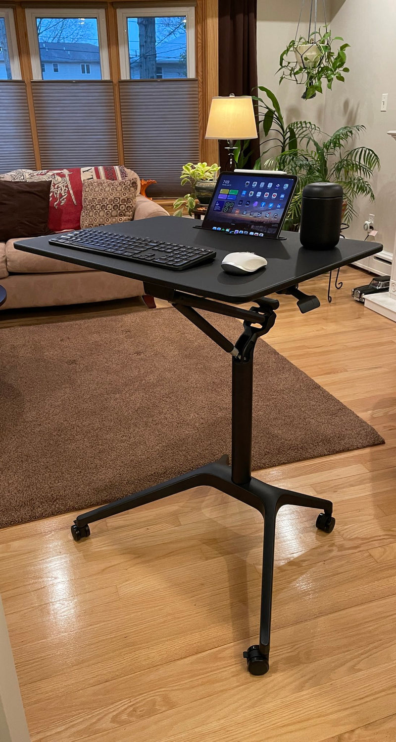 Pneumatic 28" Mobile Desk