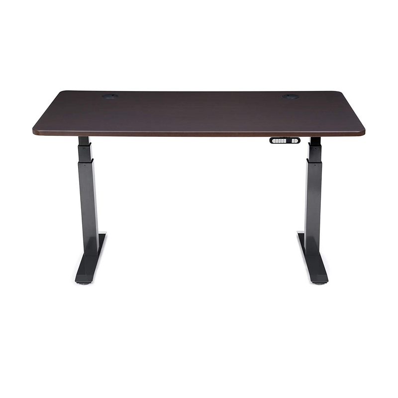 Flex Series 60" x 27" Sit Stand Desk, Rectangular Top/Black Frame