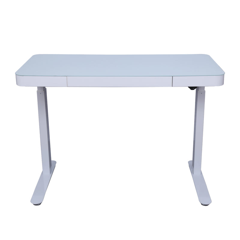 Tempered Glass Lumi Series 47" Standing Desk