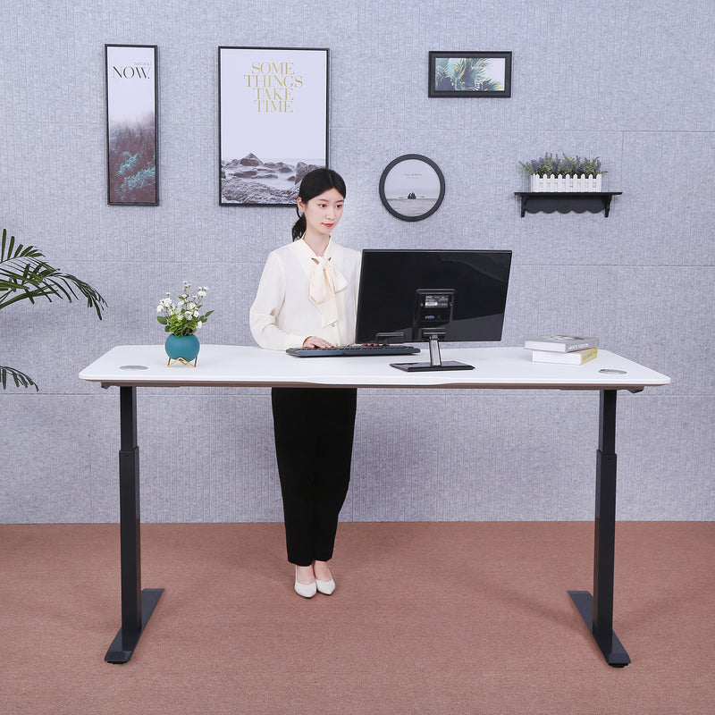 Elite Pro Series 60" x 27" Standing Desk with Black Frame