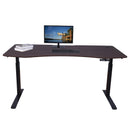 Elite Pro Series 71" x 33" Standing Desk with Black Frame