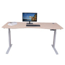 Elite Pro Series 60" x 27" Standing Desk with Off-White Frame