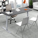 Elite Pro Series 71" x 33" Standing Desk with Off-White Frame