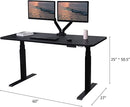 K Series 60" Standing Desk with Rectangular Top
