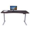 Elite Pro Series 71" x 33" Standing Desk with Off-White Frame