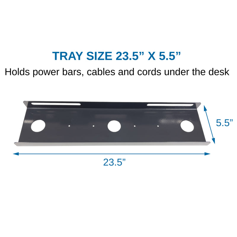Flex 23-Inch Cable Management Tray