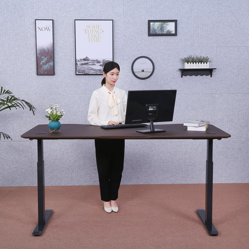 Elite Pro Series 60" x 27" Standing Desk with Black Frame