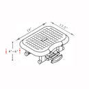 Adjustable Massaging Foot Rest