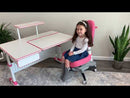 [BUNDLE] Little Soleil DX Series Children's Desk + Chair + Extra Seat Cover