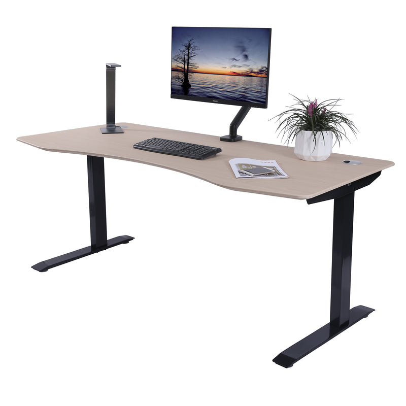 Elite Pro Series 60" x 27" Standing Desk with Black Frame