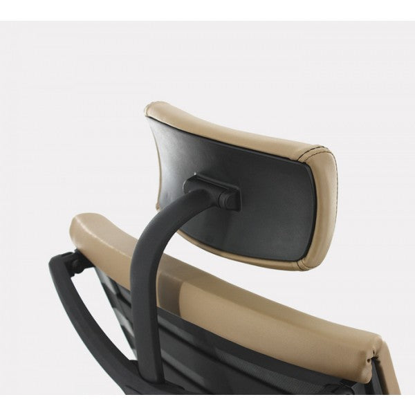 SK Series Ergonomic Leather High-Back Office Chair Adjustable Seat Height, Backrest and Armrest