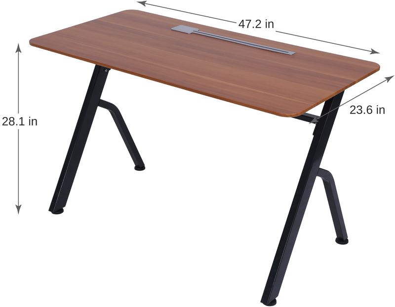 Elite Pro Series 71" W Electric Height Adjustable Standing Desk with Matching Color Compact Reception Side Desk