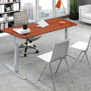 Elite Pro Series 71" x 33" Standing Desk with Off-White Frame