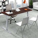 Elite Pro Series 71" x 33" Standing Desk with Off-White Frame