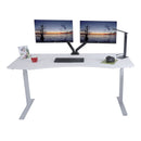 Elite Pro Series 71" x 33" Standing Desk with Off-White Frame